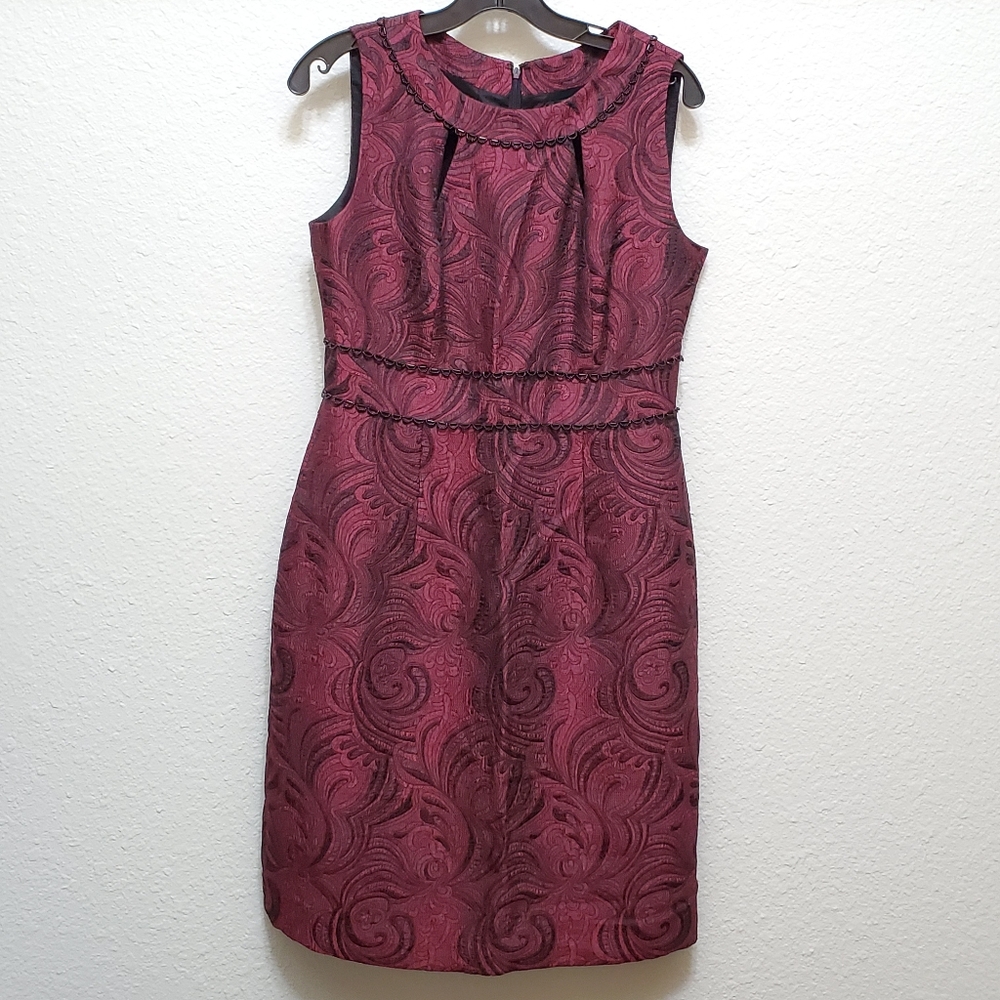 EUC Tahari embellished dress